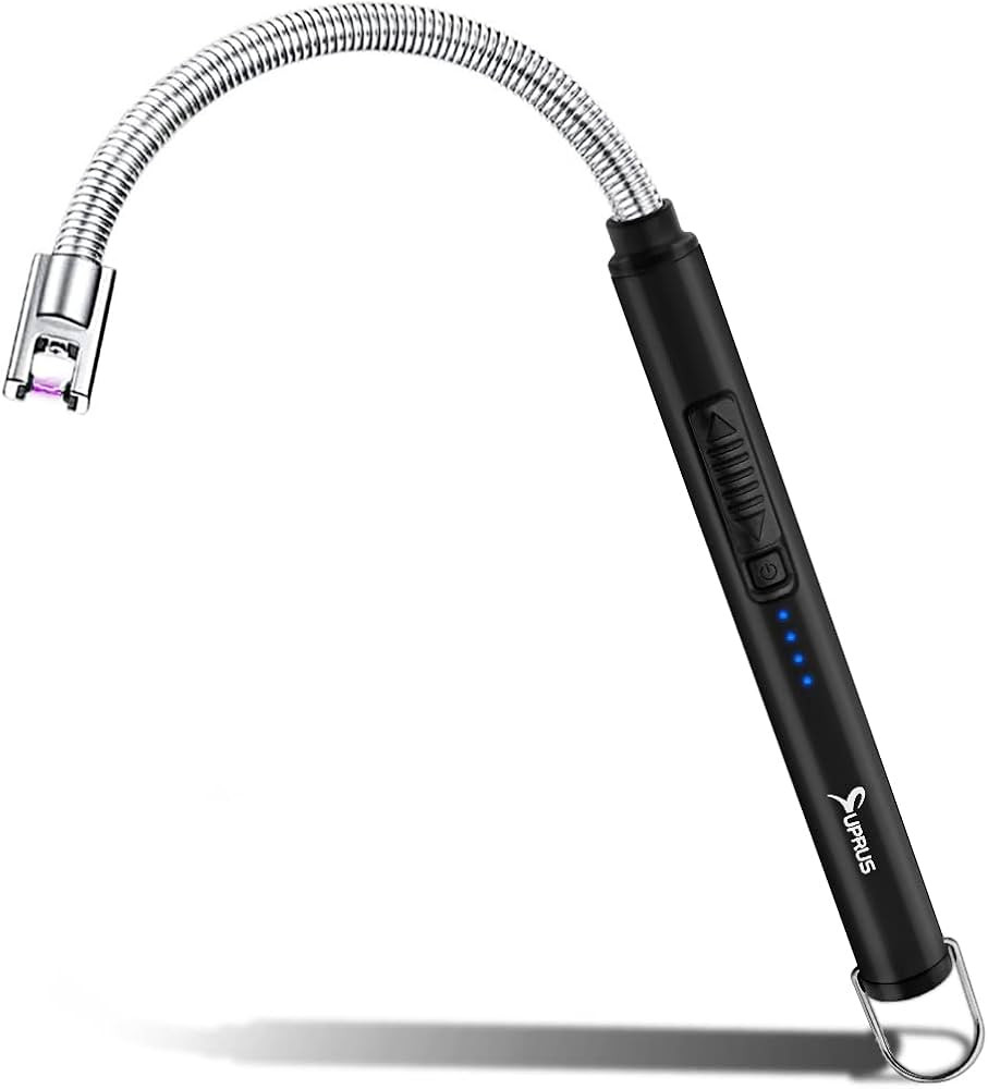 Candle Lighter SUPRUS Rechargeable Electric Arc Lighter Triple Safety Long Lighter Stainless Stee... | Amazon (US)