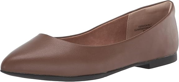 Amazon Essentials Women's Pointed-Toe Ballet Flats | Amazon (US)