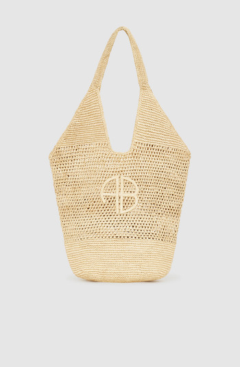 ANINE BING Leah Logo Hobo Bag | Nordstrom | Nordstrom