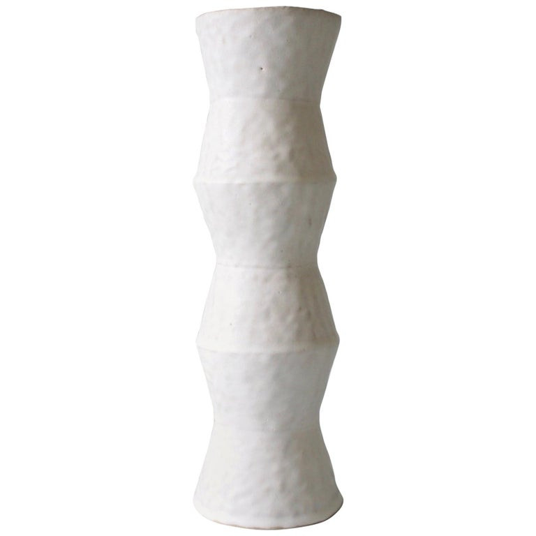 Giselle Hicks Contemporary White Ceramic Vase, 2019 | 1stDibs