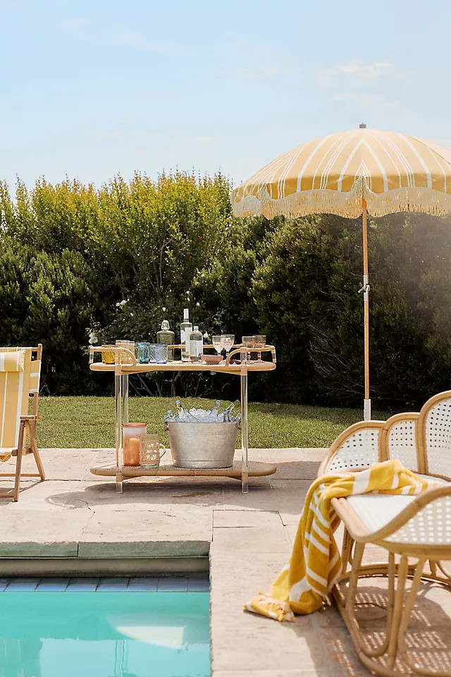 Sea Cliff Rattan Console | Anthropologie (US)