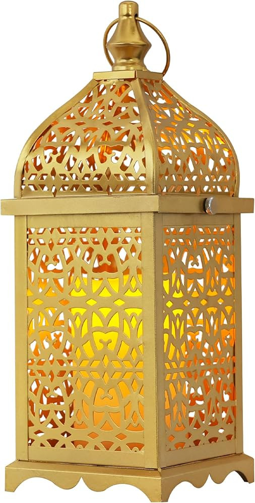 DECORKEY Ramadan Decorations for Home, 12'' Decorative Ramadan Lantern for Tabletop Mantel Decor,... | Amazon (US)
