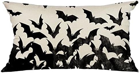 Amazon.com: GEEORY Halloween Decor Pillow Cover 12x20 inch Bats Lumbar Pillow Cover for Autumn Ha... | Amazon (US)