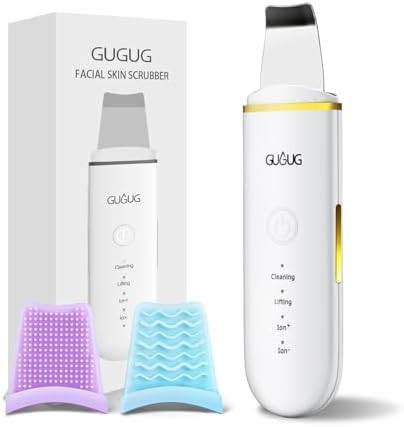 GUGUG Skin Scrubber Face Spatula Skin Spatula Pore Cleaner Blackhead Remover Tools for Facial Dee... | Amazon (US)