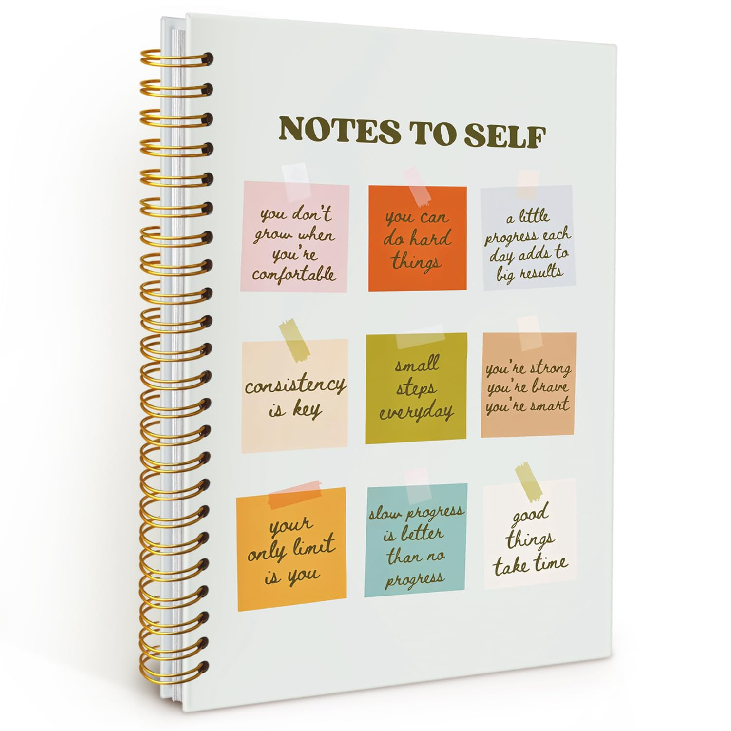 Note to Self Mental Health Journal, Inspirational Spiral Notebook, Motivational Positivity Journa... | Amazon (US)