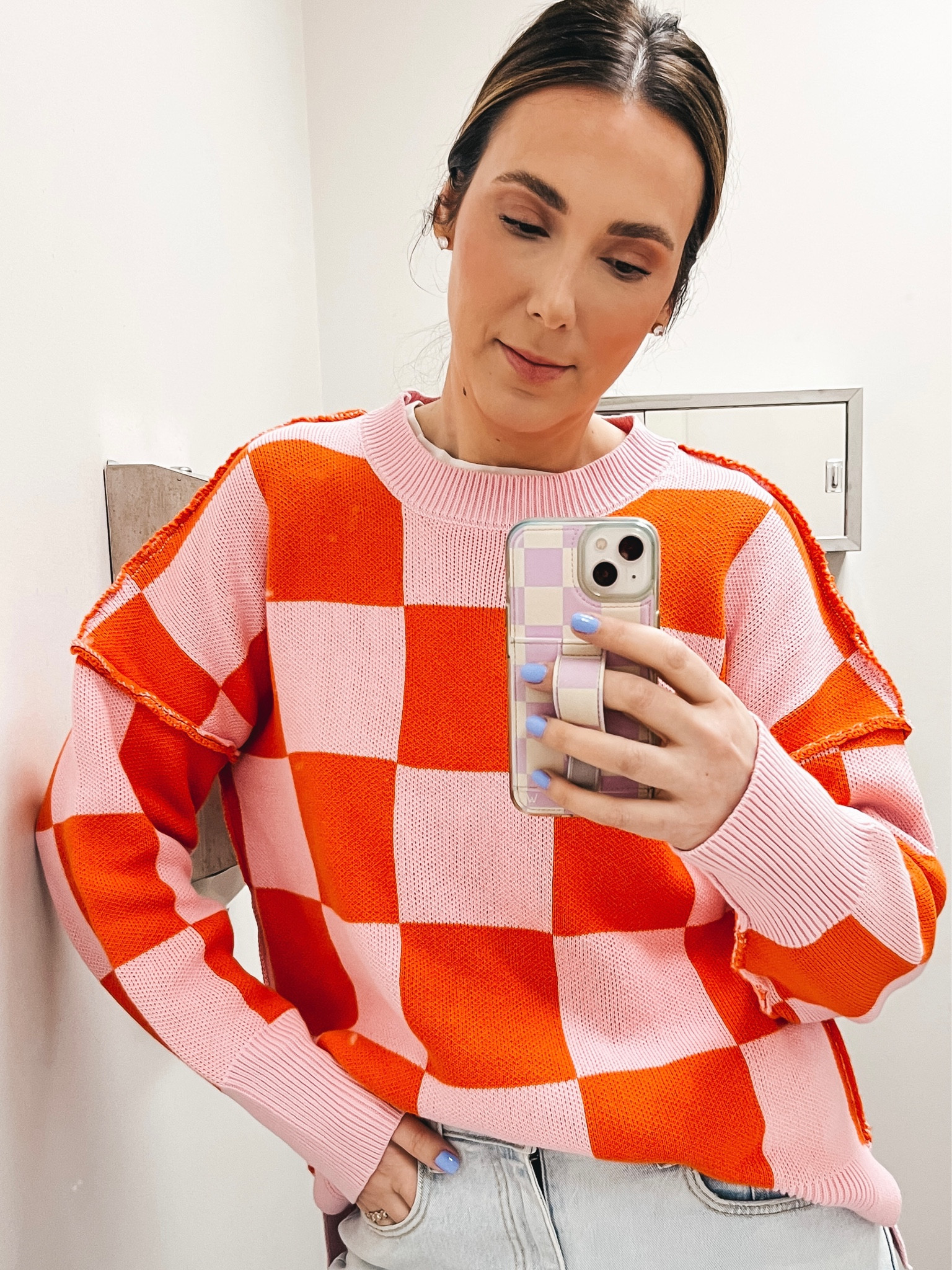 Bright sweater from Amazon! I took a large but could go up for more oversized look
#spring

#LTKunder50