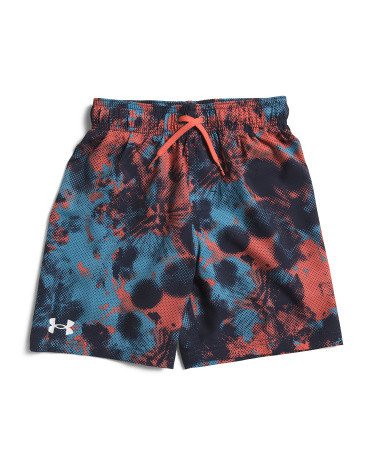 Big Boys Fire Compression Volley Swim Trunks | TJ Maxx