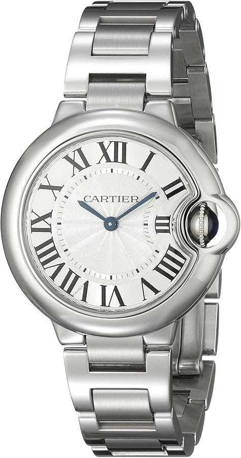 Cartier Women's W6920084 Ballon Bleu Analog Display Quartz Silver-Tone Watch | Amazon (US)