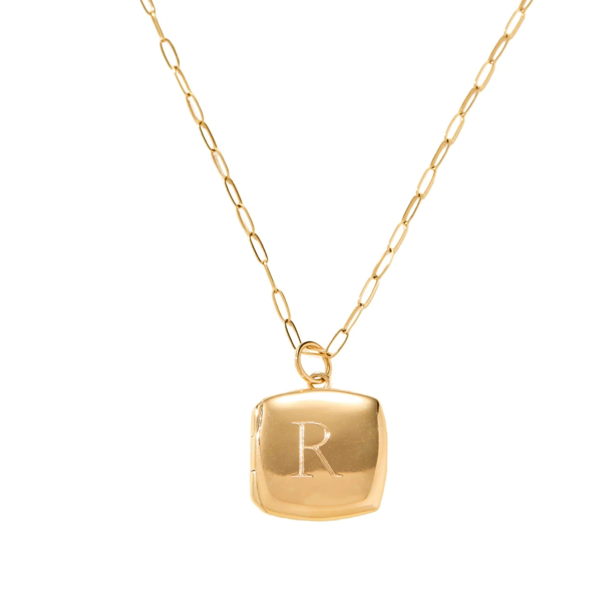 Square Locket Necklace | Tiny Tags (US)