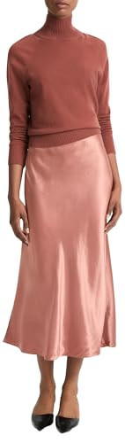 Vince Womens Shaped Hem Slip Skirt W/Lingerie Elastic, Petal Amber, X-Small | Amazon (US)