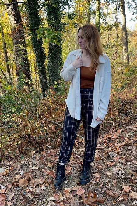 Comfiest fall fit. Living in this Aerie waffle knit. Also I love these crop tops- I have it in multiple colors and it’s supportive enough for me that I don’t have to wear a bra which is a win  

#LTKstyletip #LTKfindsunder50 #LTKshoecrush