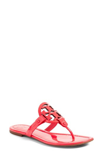 Women's Tory Burch 'Miller' Flip Flop, Size 6 M - Pink | Nordstrom