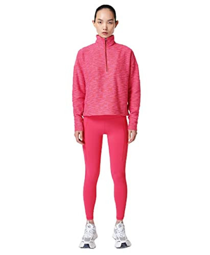 Sweaty Betty Women's Rest Up Half Zip Pullover Sweatshirt, Tulip Red, X-Large | Amazon (US)