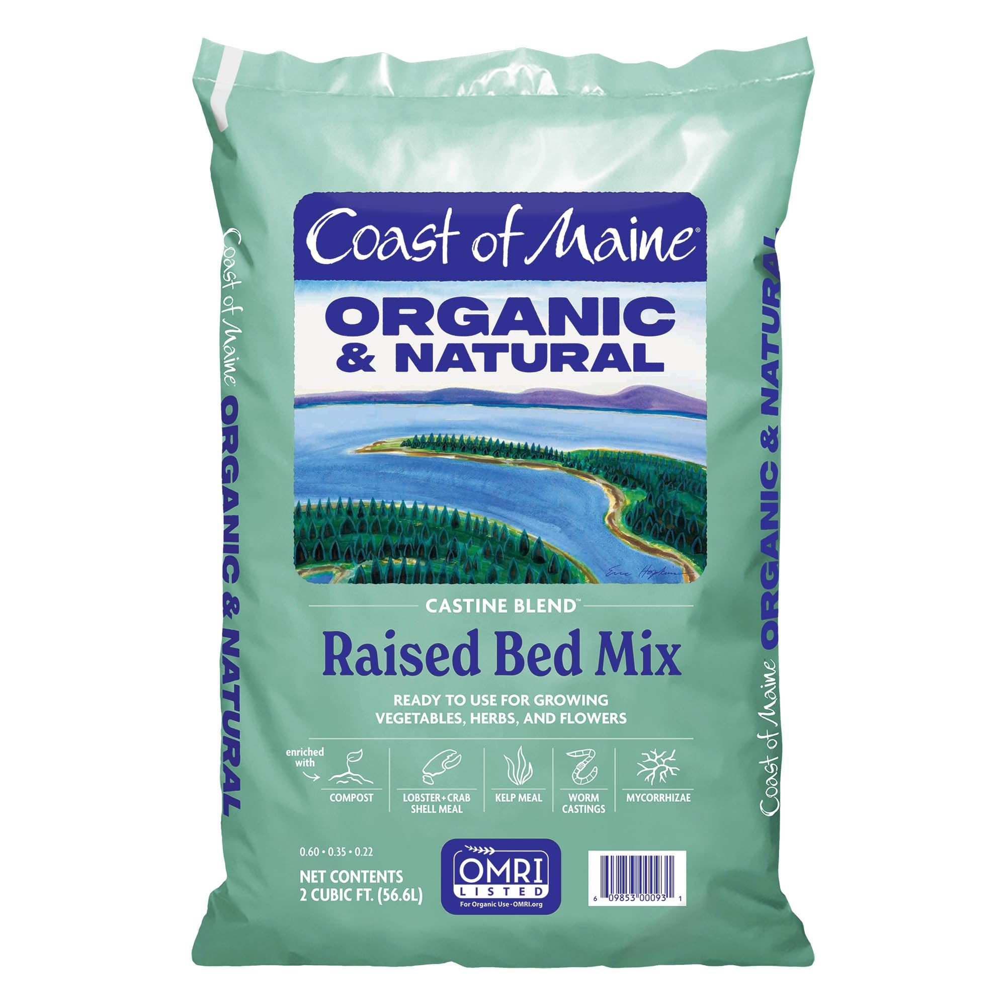 Coast of Maine Organic & Natural Castine Blend Soil - Nutrient-Rich Garden Soil w/Mycorrhizae, Bi... | Amazon (US)
