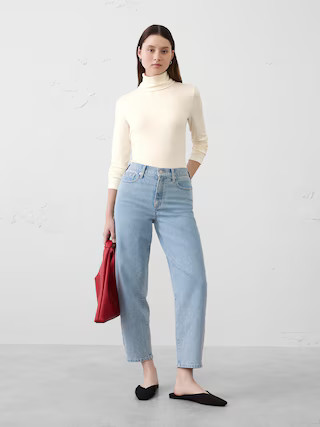 Soft Luxe Turtleneck Top | Banana Republic Factory