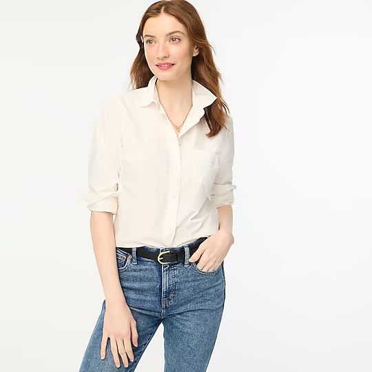 Button-up cotton poplin shirt in signature fitItem AL501 
 Reviews
 
 
 
 
 
7 Reviews 
 
 |
 
 
... | J.Crew Factory