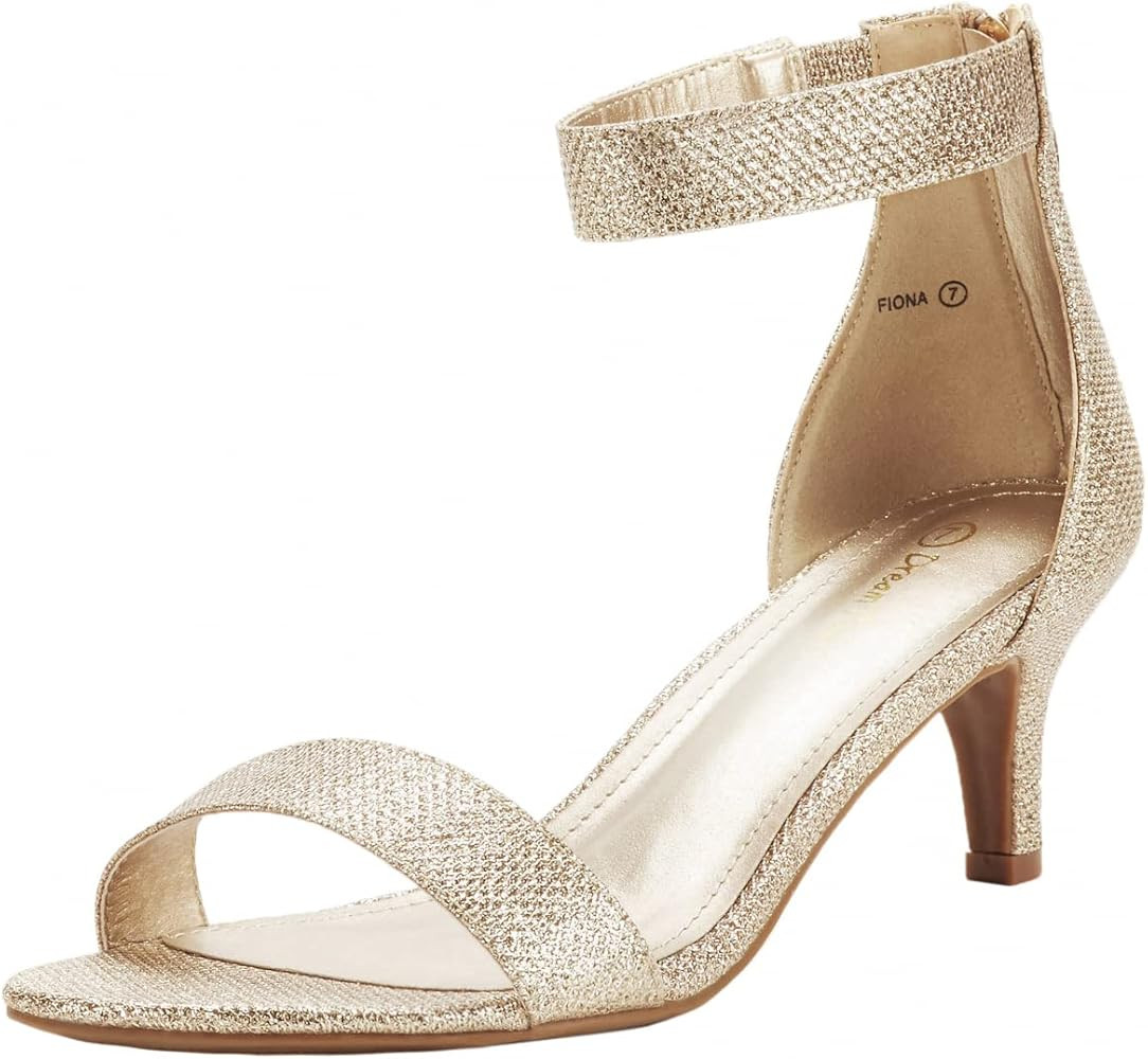 DREAM PAIRS Women's Fiona Fashion Stilettos Open Toe Pump Heeled Sandals | Amazon (US)