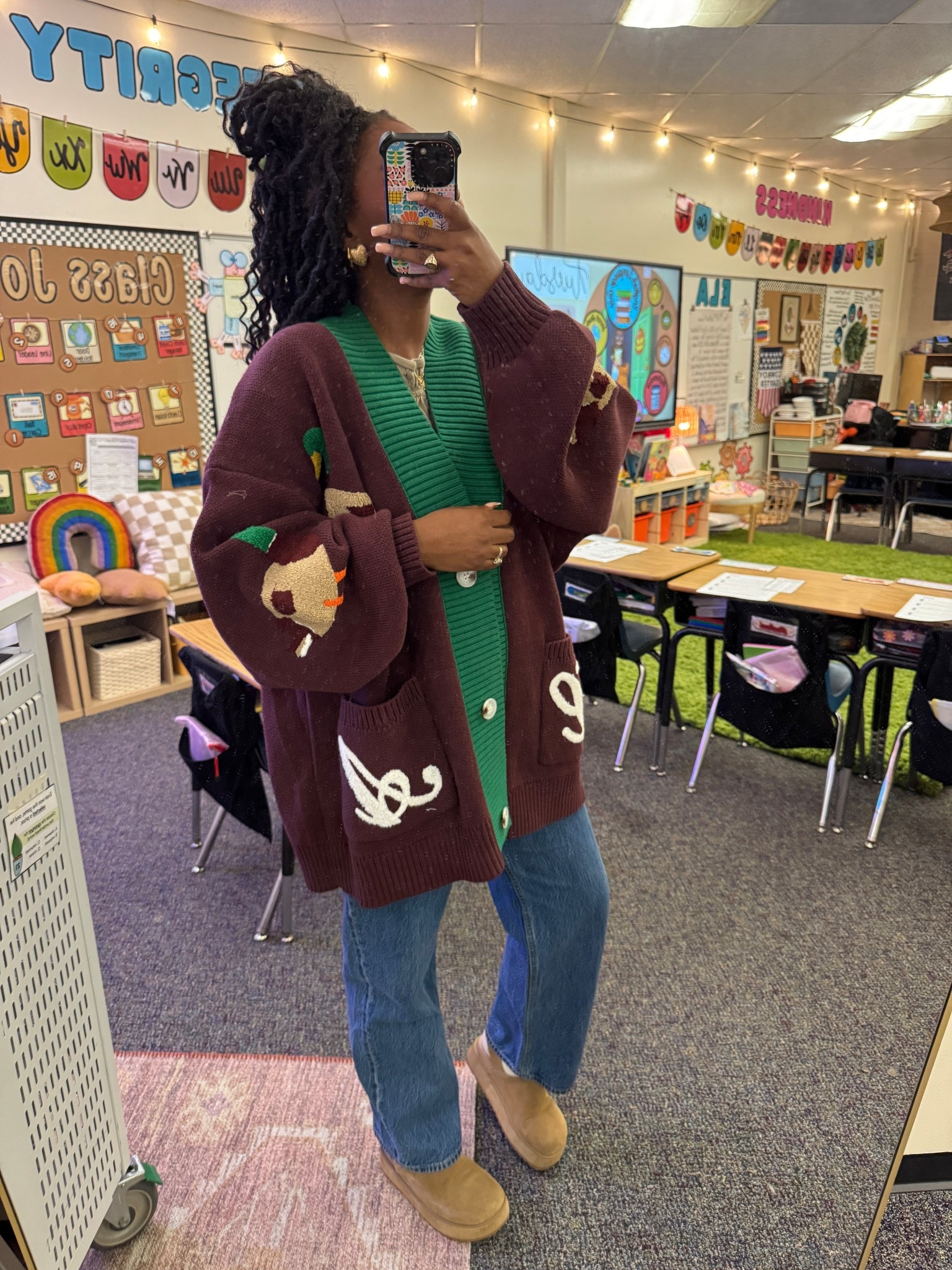 Cardigan is DRESSED IN LALA - For Duck’s Sake Cardi. It’s not linked yet, but I linked some similar ones. You can find it on the Dressed in Lala site! 

#LTKStyleTip #LTKWorkwear #LTKShoeCrush