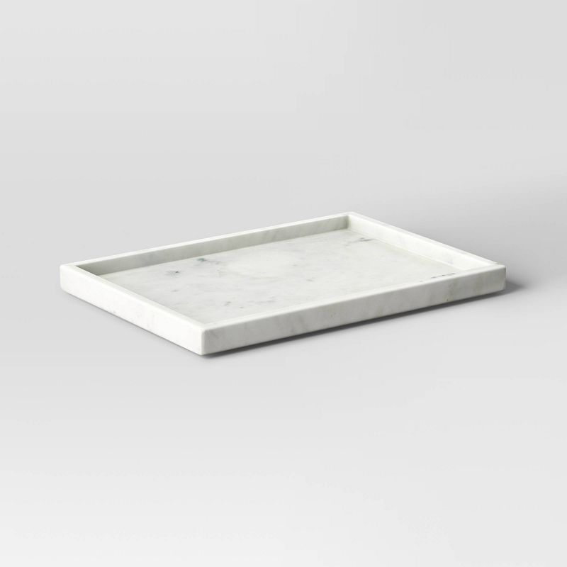 Rectangle Marble Tray White - Threshold&#8482; | Target