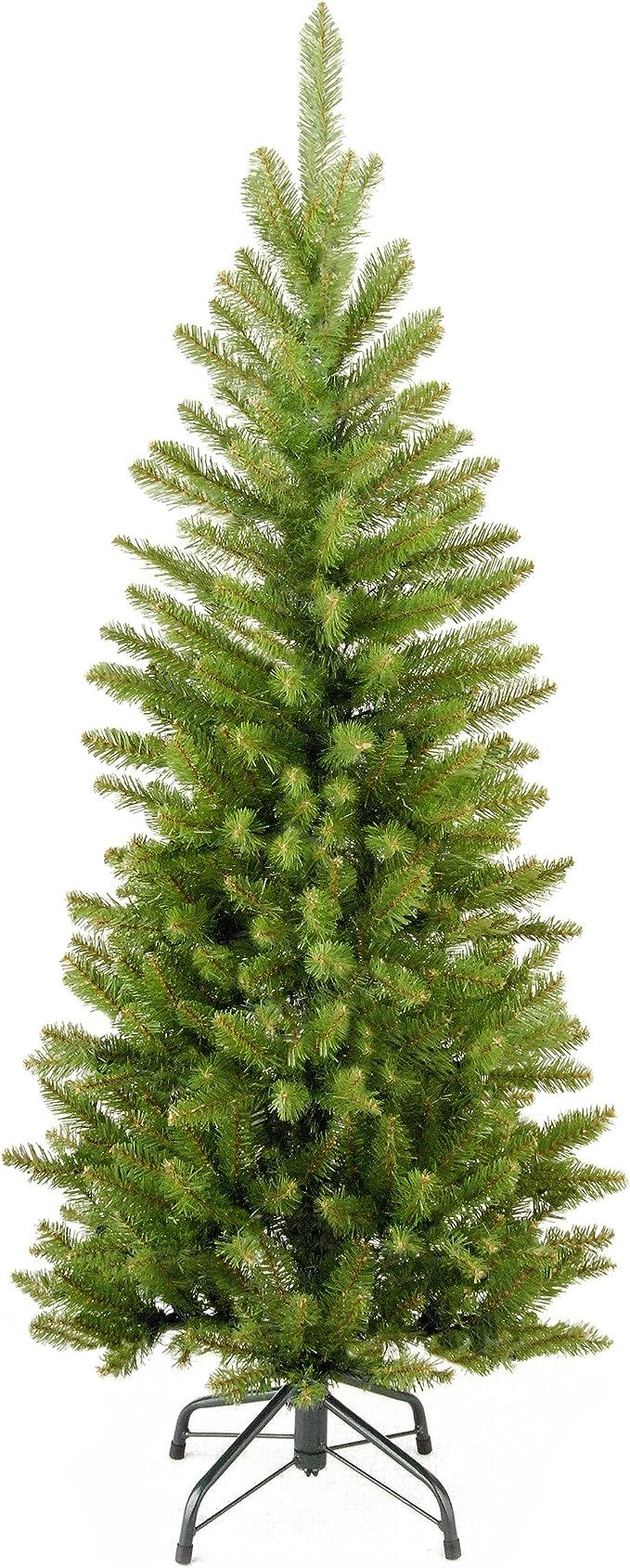 National Tree Company Artificial Slim Christmas Tree, Green, Kingswood Fir, Includes Stand, 4 Fee... | Amazon (US)