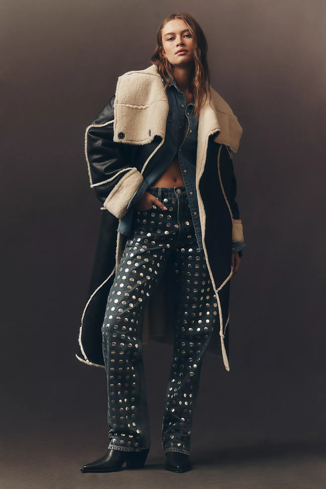 UGG® Emberlynn LuxeFluff Faux-Shearling Coat | Anthropologie (US)