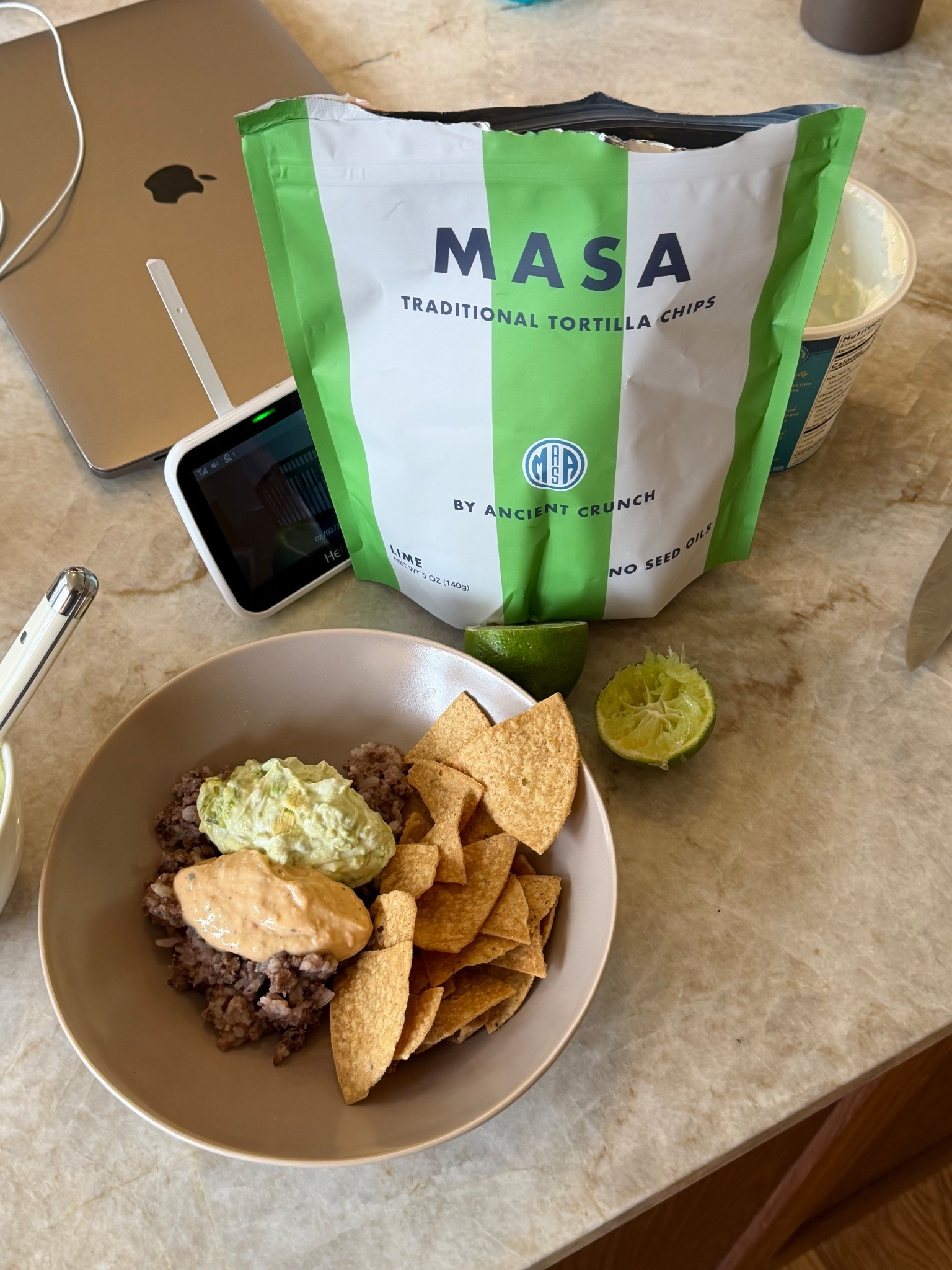 These chips are amazing if you are looking for super clean no seek oils - love the lime. Super crunchy and delicious  