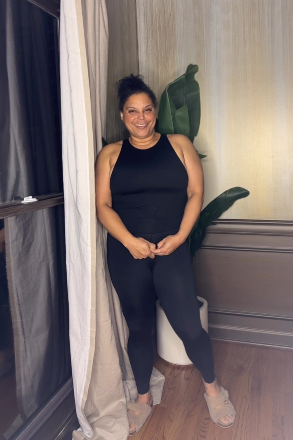 Fully in my sports bra & leggings (with a sweater) phase
Matching Set Athleisure High Neck Sports Bra High Waist Leggings Fur Slides Ling Cardigann


#LTKMidsize #LTKActive #LTKFindsUnder50