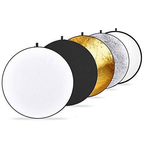 Neewer 43 Inch/110 Centimeter Light Reflector 5-in-1 Collapsible Multi-Disc with Bag - Translucen... | Amazon (US)