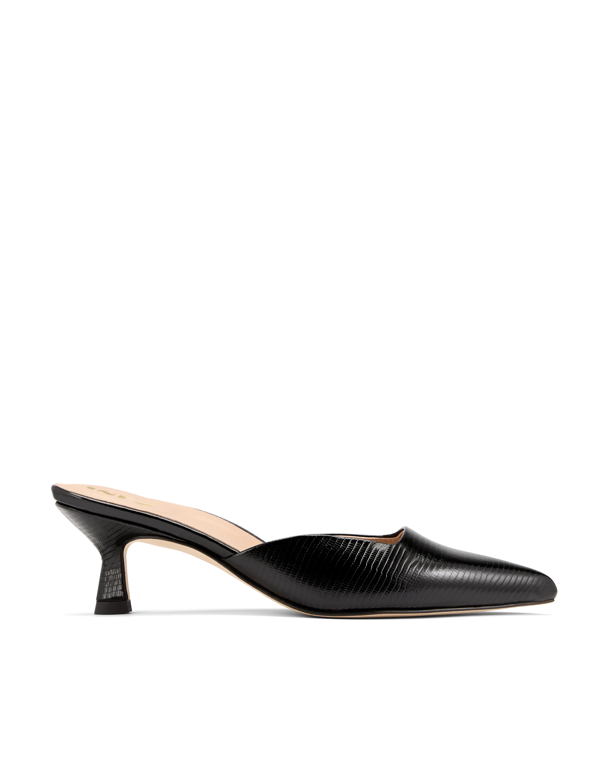 Bea: Black Lizard | Inez Shoes, LLC