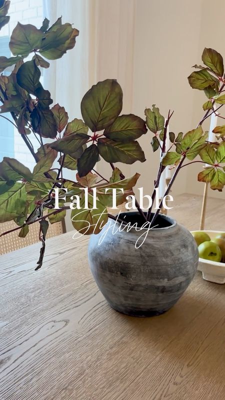 I just finished styling my new dining table with fall decor! Im going for an organic modern feel with faux fall florals, ceramic vases, and these battery operated candle sticks! 

#LTKhome #LTKSeasonal #LTKfamily