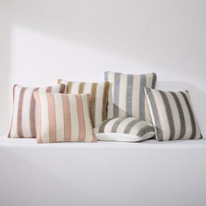 Outdoor Cabana Stripe Pillow | West Elm (US)