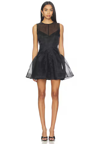 L'Academie by Marianna Blaire Mini Dress in Black from Revolve.com | Revolve Clothing (Global)