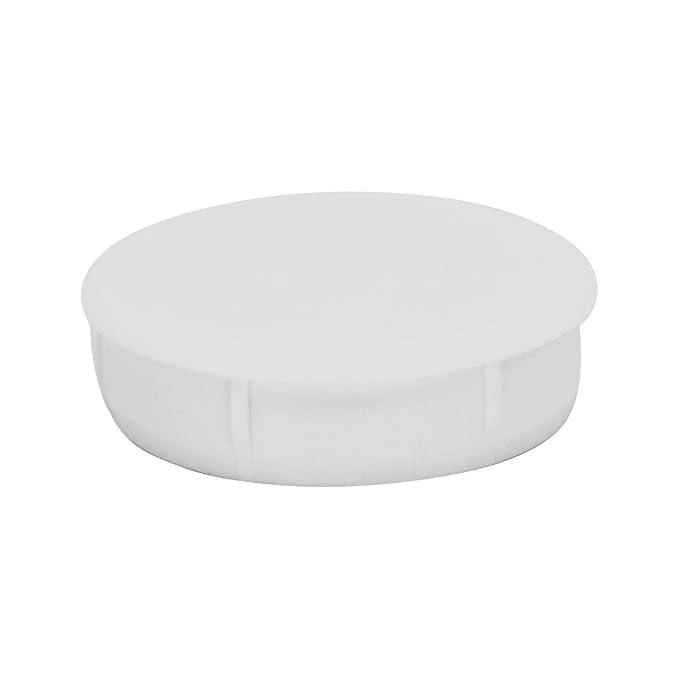 Rok Hardware 35mm (1-3/8") Plastic Hole Plug, White, 10 Pack ROKHP35WH | Amazon (US)