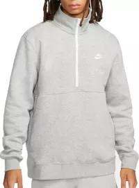 Nike Men's Sportswear Club Brushed-Back 1/2 Zip Pullover Sweatshirt | Dick's Sporting Goods