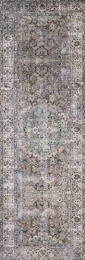Loloi II Layla Collection LAY-06 Taupe/Stone, Traditional 2'-6" x 7'-6" Runner Rug | Amazon (US)