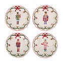 Wavy Nutcracker Salad Plates H Multi | The Container Store