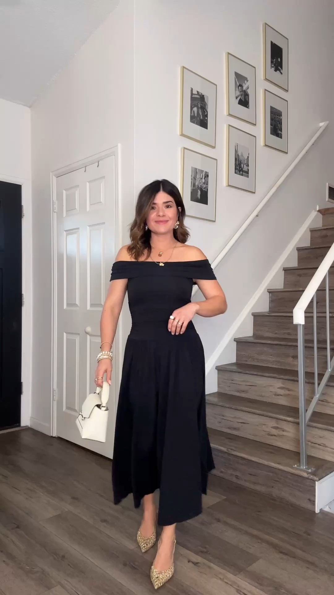 If you are looking for the perfect black midi dress, look no further, this one is simply stunning! Wearing size xs petite. 
Take 30% off + an additional 15% off with code DRESSAF

These shoes are so good and comfy! Can’t recommend them enough! 

#LTKFindsUnder50 #LTKWatchNow #LTKFindsUnder100