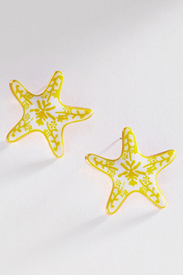 Ceramic Star Post Earrings | Anthropologie (US)