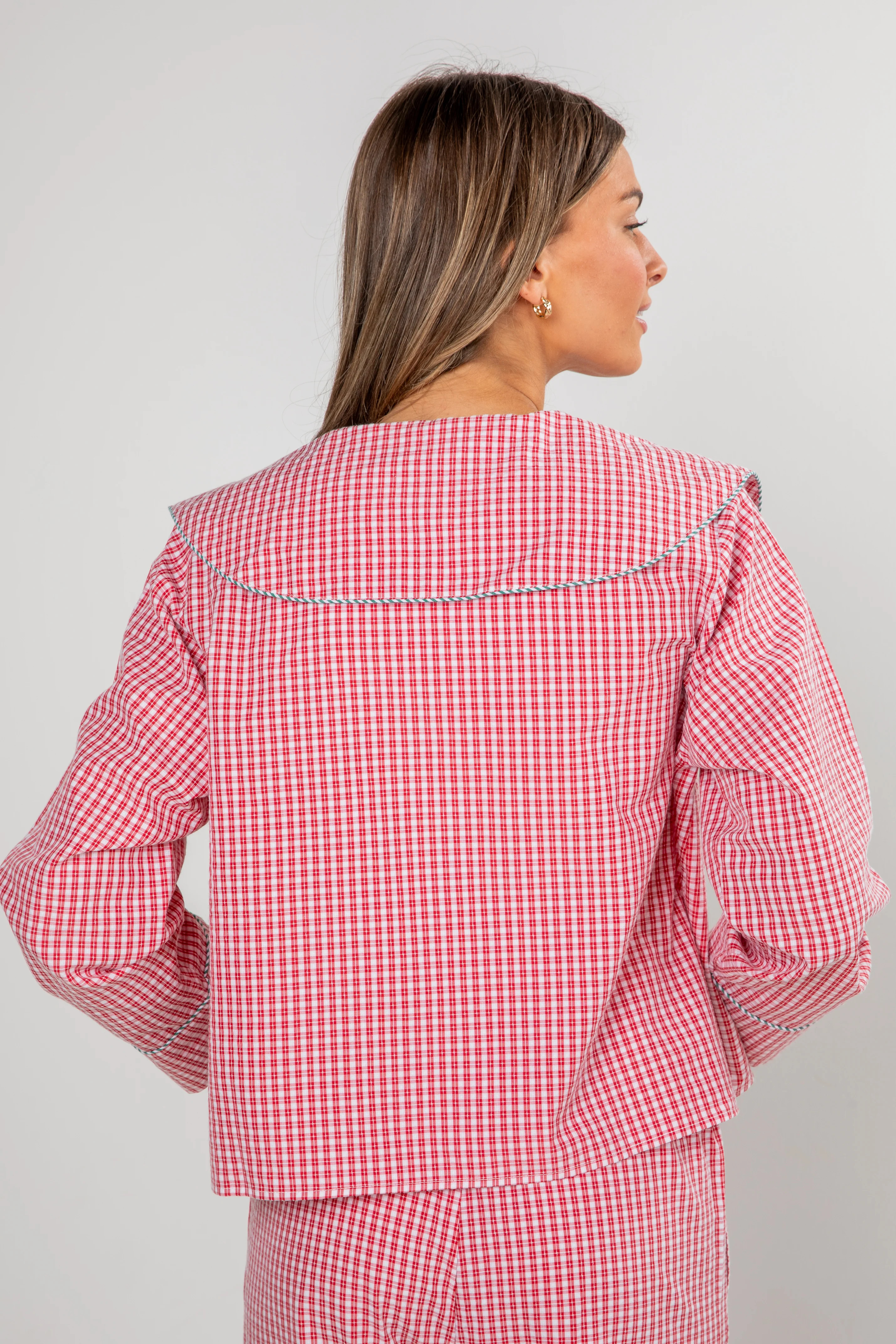 Dream Big Red Plaid Pajama Top | Christmas | Dress Up | Dress Up