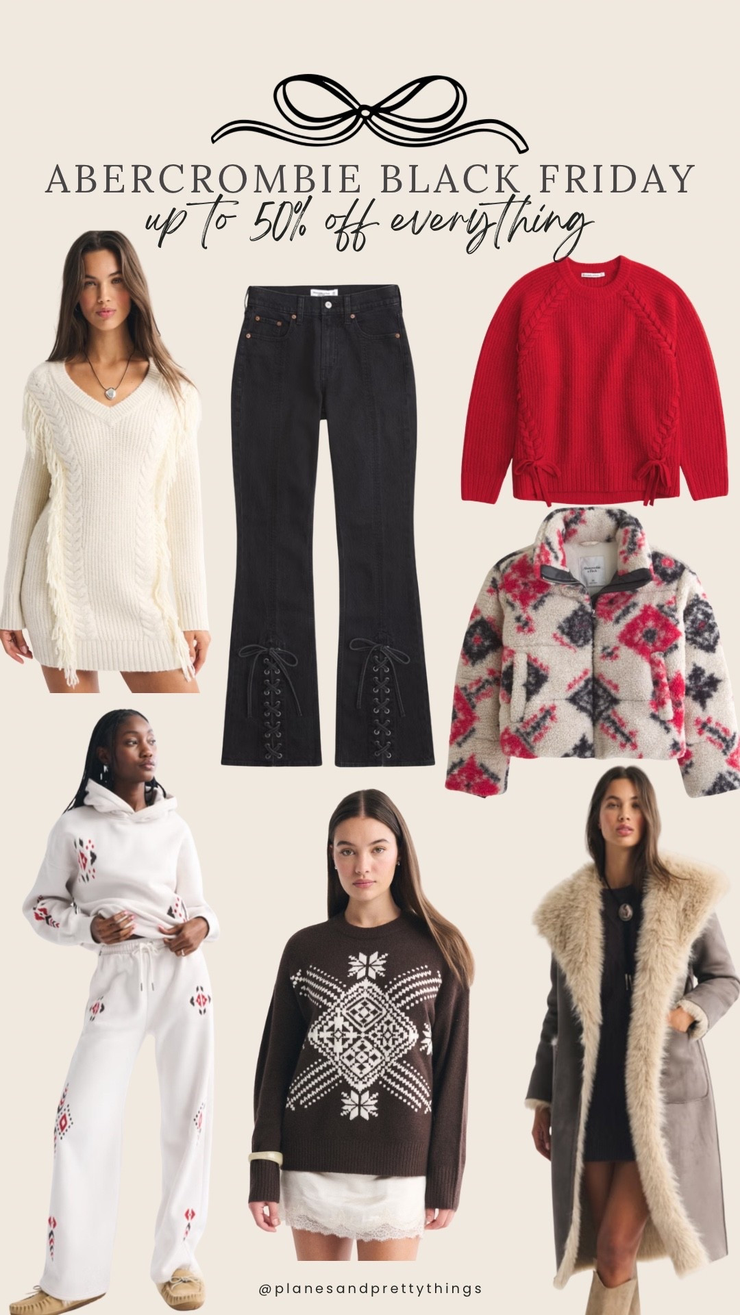 Abercrombie Black Friday Sale! 25% - 50% off everything! These are new arrivals on sale! 

#LTKSaleAlert #LTKCyberWeek #LTKGiftGuide