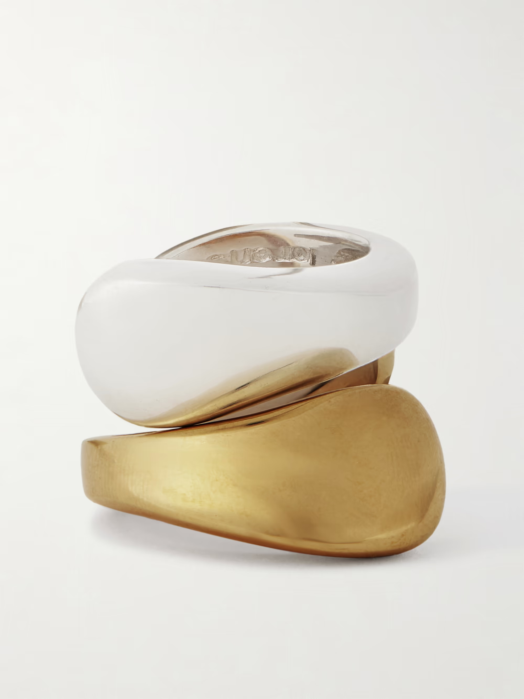 Yin Yang gold vermeil and sterling silver ring | NET-A-PORTER (UK & EU)