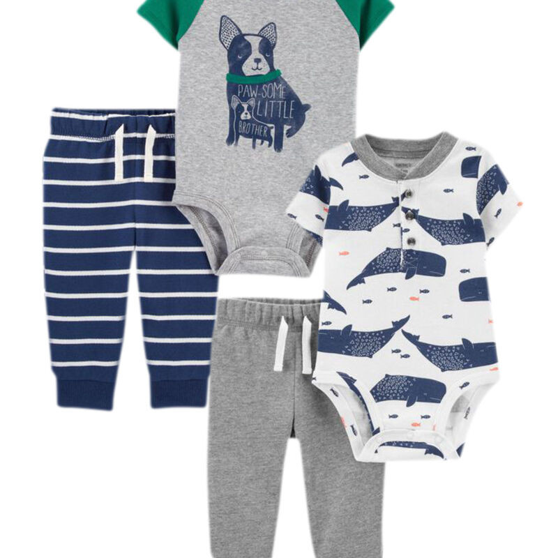 4-Pack Bodysuits & Pants Set | Carter's