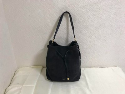 LAUREN RALPH LAUREN Suede Shoulder Bag Blue Authentic Women Used  | eBay | eBay CA