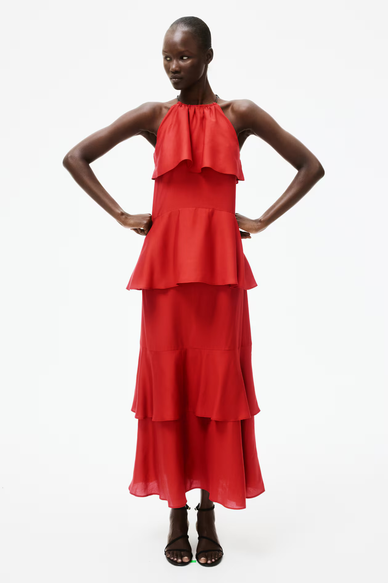 Long flounced dress | H&M (UK, MY, IN, SG, PH, TW, HK)