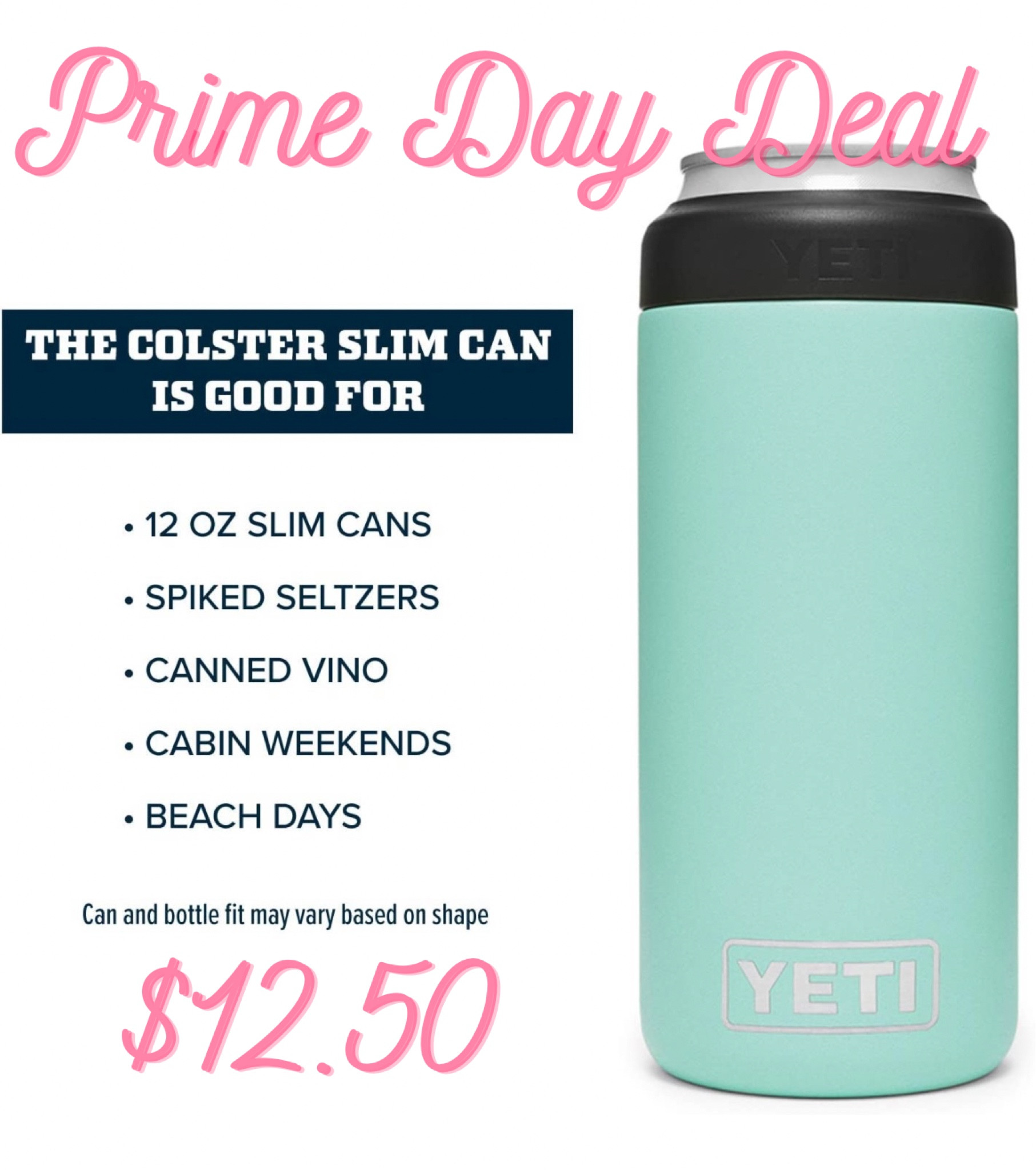 $12.50 Amazon Prime day deal! Yeti slim can 12 oz perfect for seltzers, canned vino, lake pool beach and cabin weekends! Pretty summer color. Prime day 2023 - amazon must have home & adventure finds

#LTKhome #LTKsalealert #LTKxPrimeDay