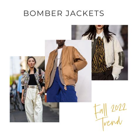 All season long, we’re sharing our shopping picks for a few Fall 2022 Trends

This week, we’re talking about Bomber Jackets

Fall is a great time for outfit-making outerwear. Lightweight jackets can be worn as a layer when it’s chilly, or as part of your all-day outfit. 

Right now, bomber jackets are being reimagined with longer length, texture, pattern, and color. 

Grab a bomber jacket with personality to make a statement, or a classic solid for a wardrobe go-to.

#LTKstyletip #LTKSeasonal