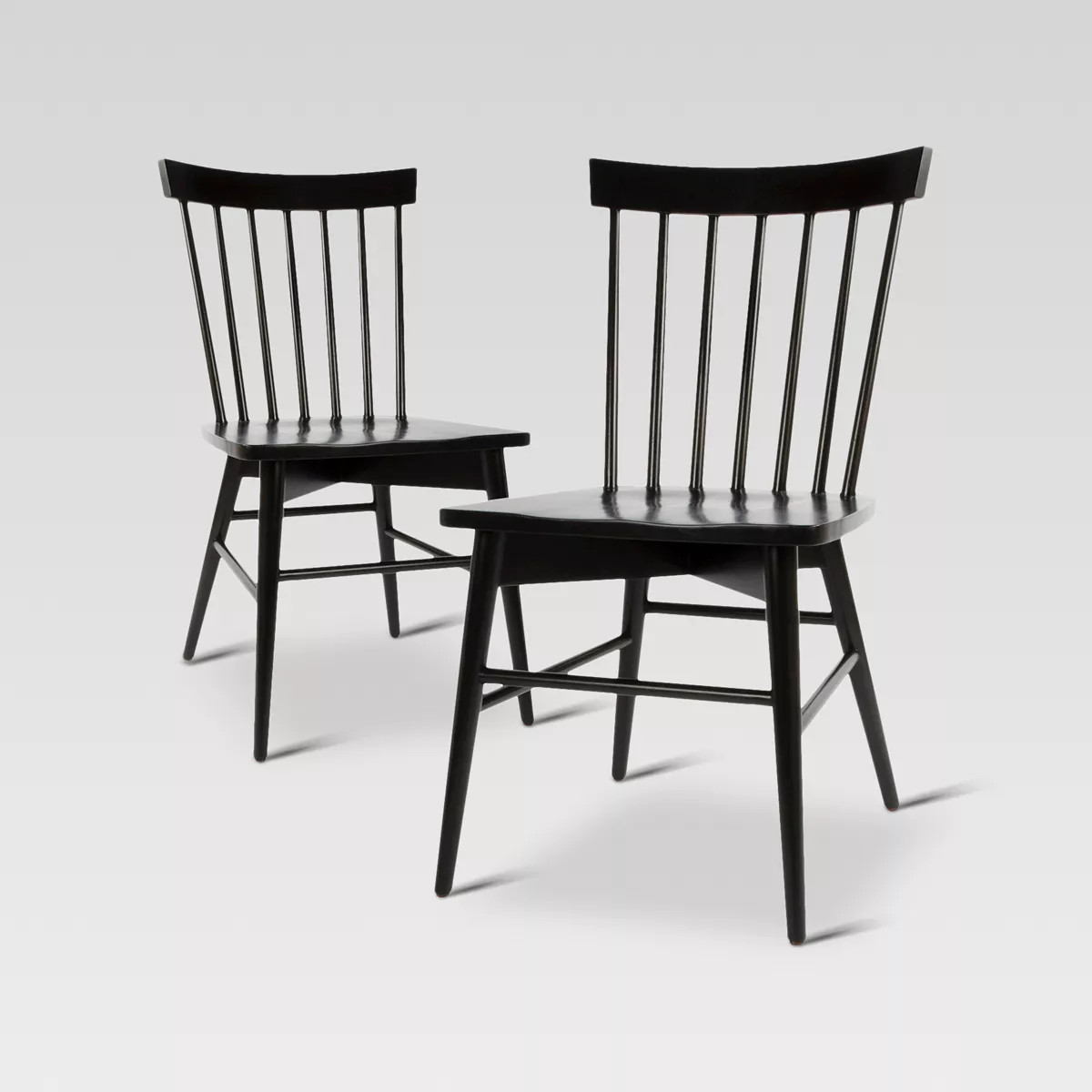 Set of 2 Windsor Dining Chair Black - Threshold™ | Target