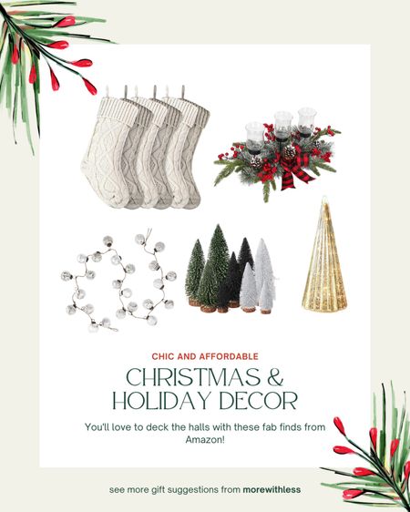 Getting ready to decorate your home for the upcoming holiday season? We’ve curated a list of chic and affordable Christmas and Holiday Decor from Amazon. This year, we’ve found some gems to inspire you! 🎄

#LTKHoliday #LTKSeasonal #LTKhome