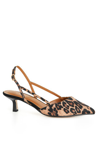 SLINGBACK MILA - Leopard - 39 | City Chic Online