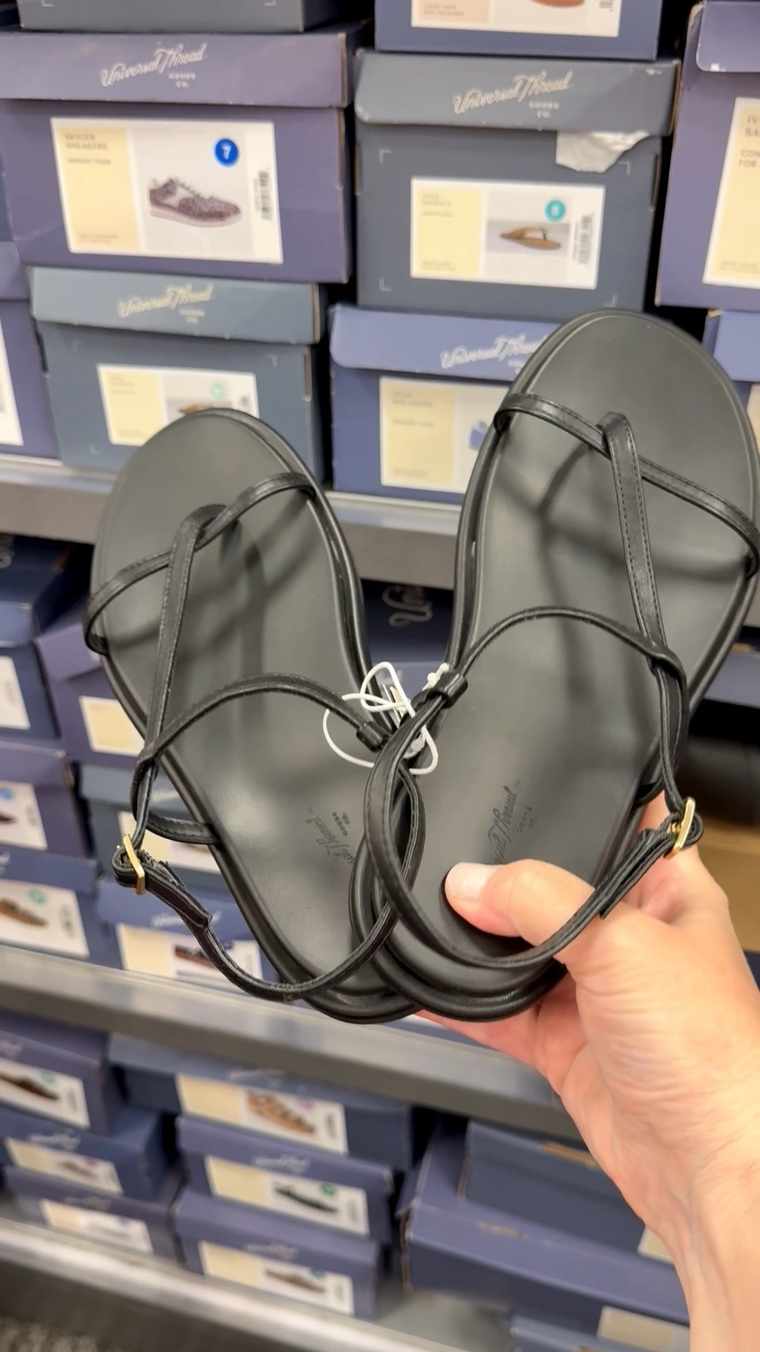 Strappy sandals but make them comfortable. Thin straps, buckle closure, and available in 3 colors. They’re perfect to wear with shorts, skirts, flowy pants, and jeans.

#strappysandals #graduationoutfit #summersandals #target #shortssandals #blacksandals #brownsanfald #cognacsandals

#LTKMidsize #LTKPetite #LTKPlusSize